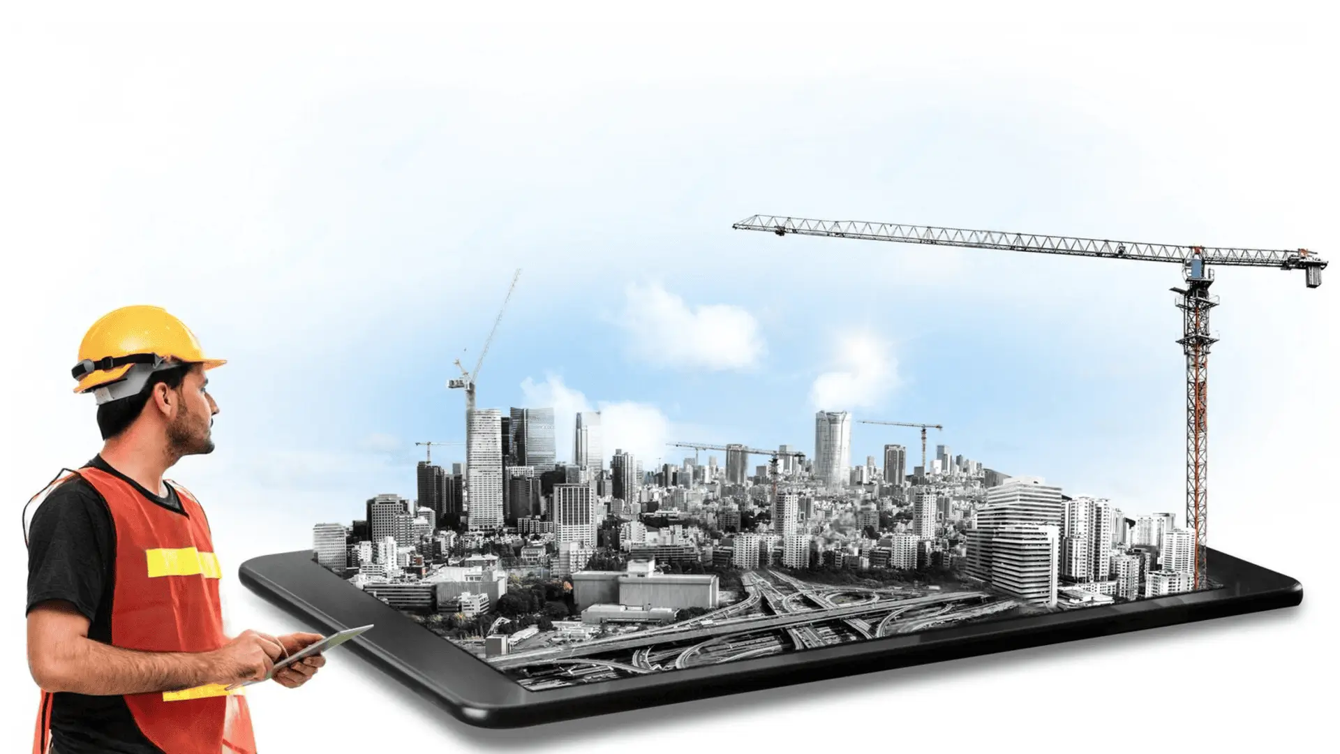 Construction site banner