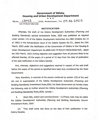 govt. Notification